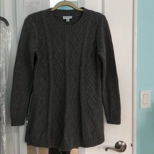cable knit sweater dress